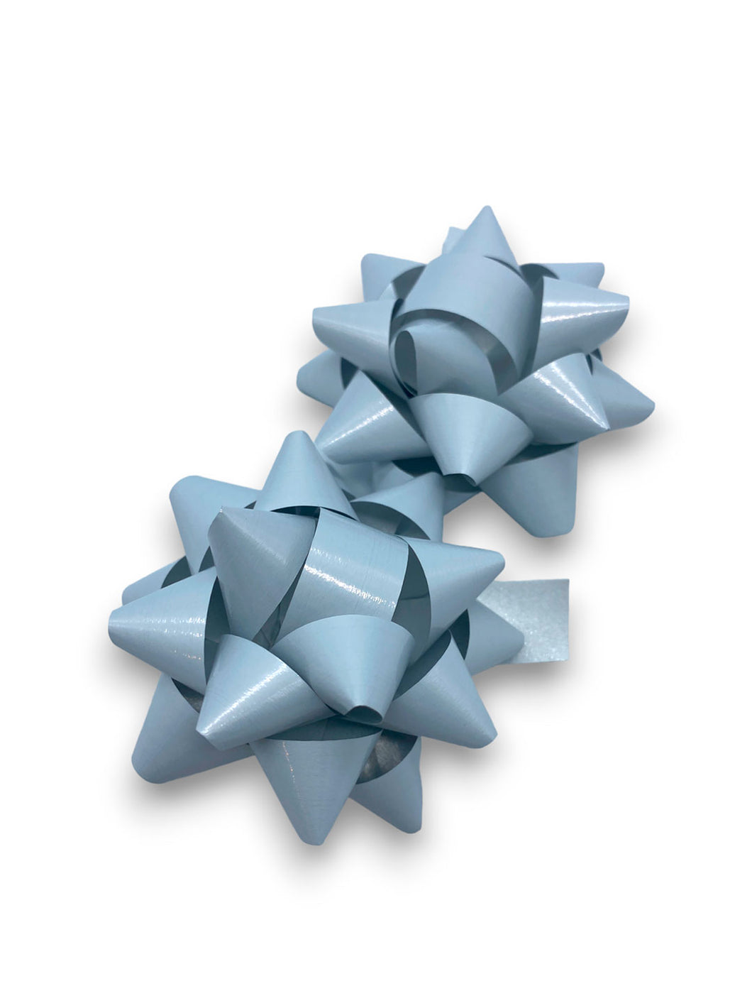 moñas de regalo gris brillo