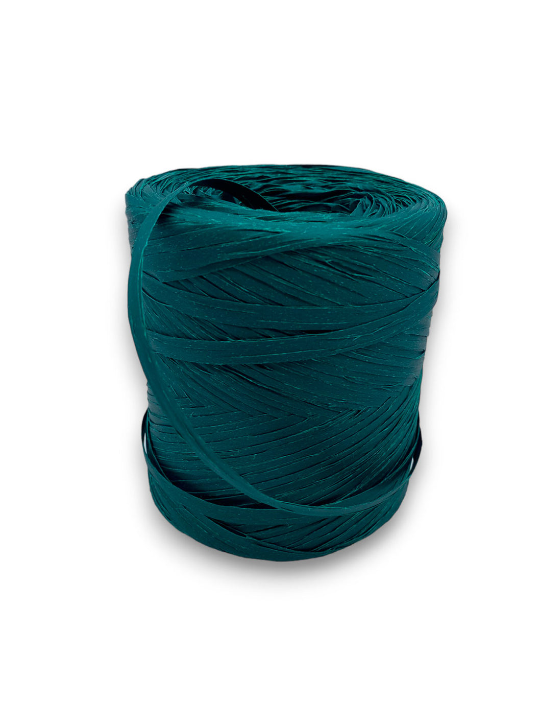 Cinta de rafia verde oscuro