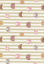 Papel de regalo infantil ositos beige