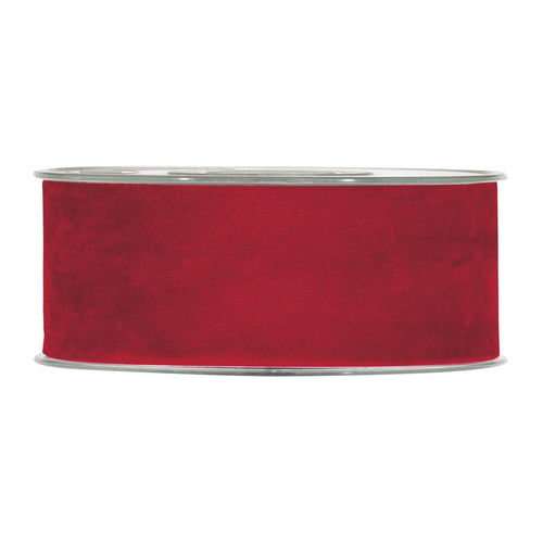 Cinta velvet roja grande