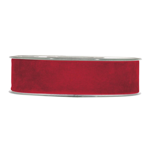 Cinta velvet roja mediana