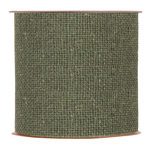 Cinta yute verde oliva