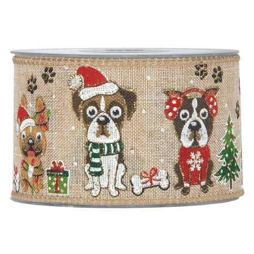 Cinta navidad perros