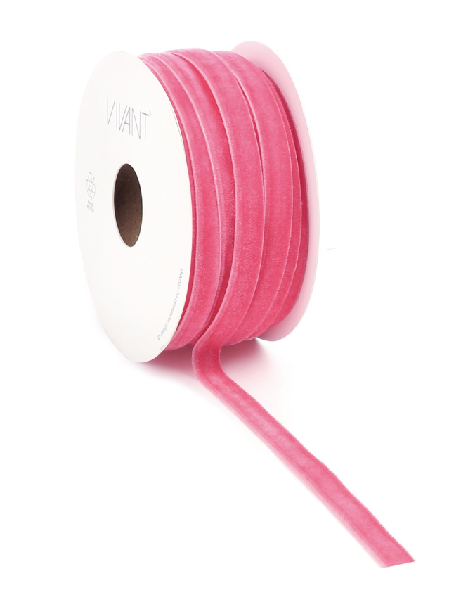 Cinta terciopelo rosa