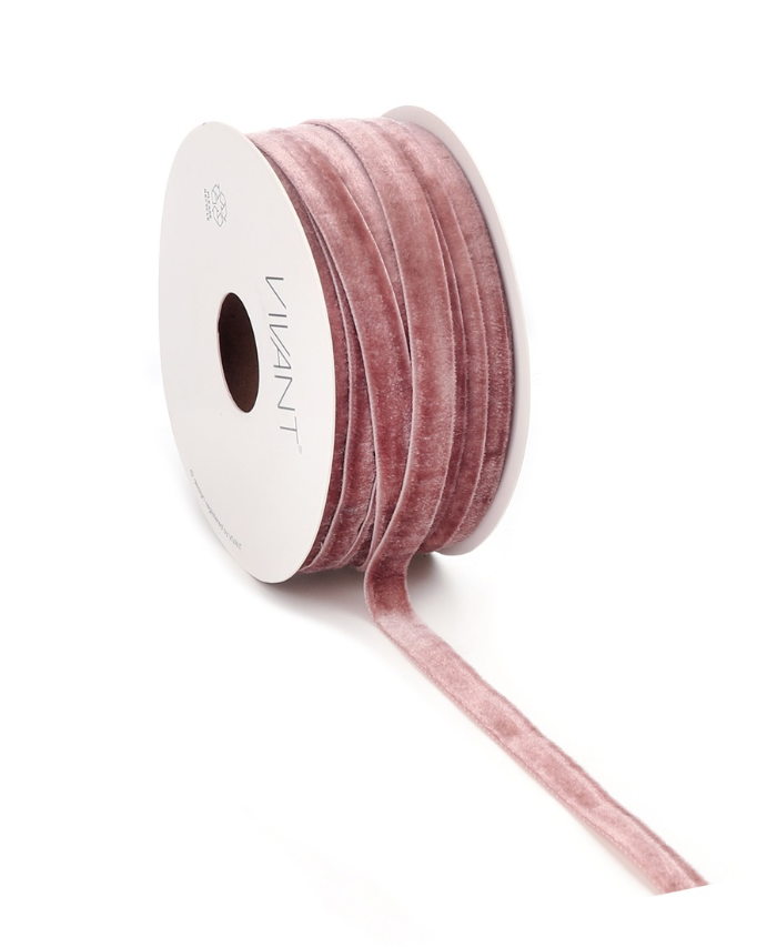 Cinta terciopelo rosa