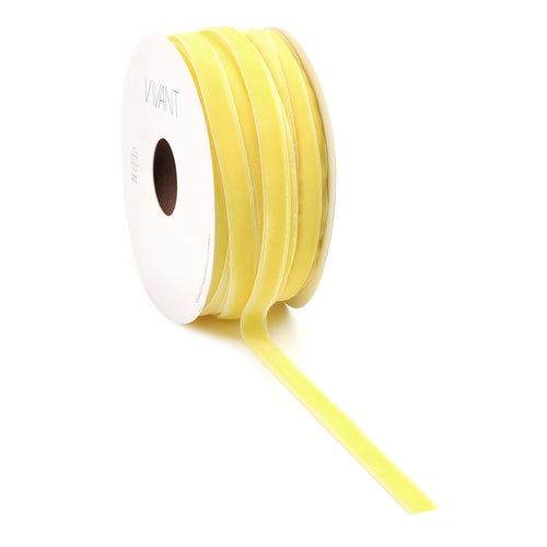 Cinta terciopelo amarillo