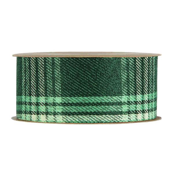 Cinta de cuadros verde