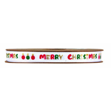 Cinta decorada Merry Christmas
