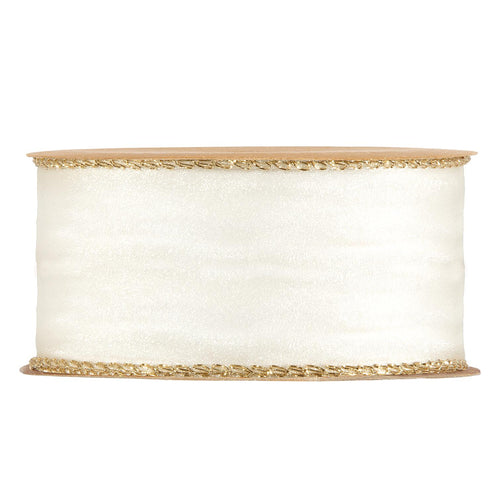 Cinta organza blanca