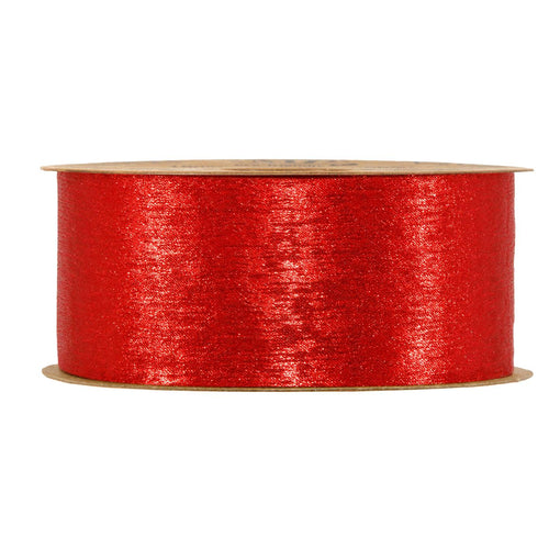 Cinta organza roja mediana