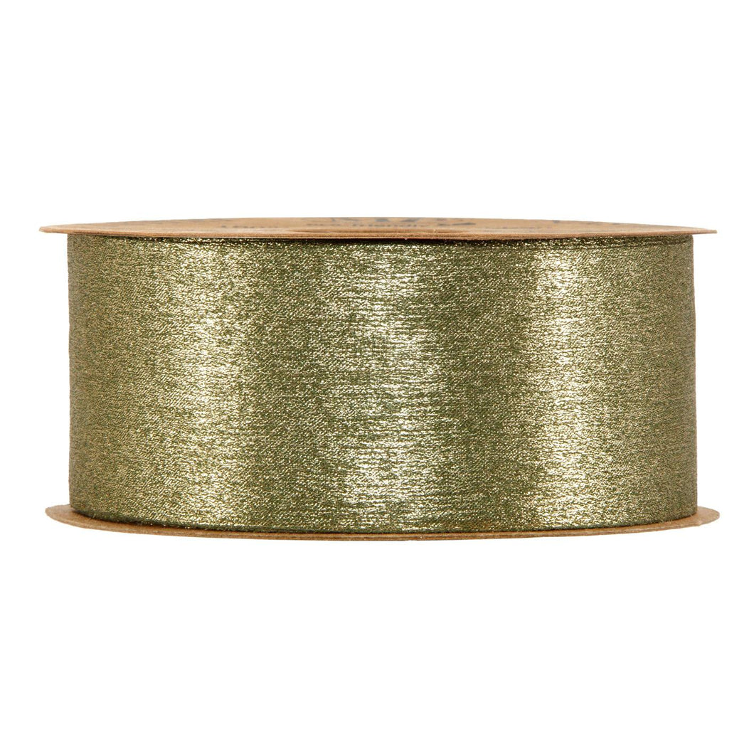 Cinta organza verde mediana