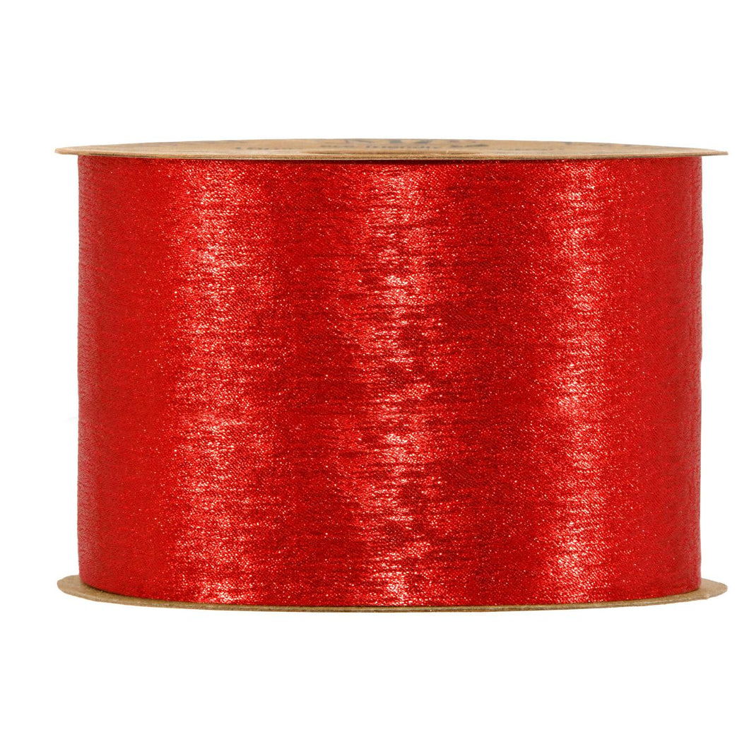Cinta organza roja grande