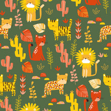 papel regalo infantil selva