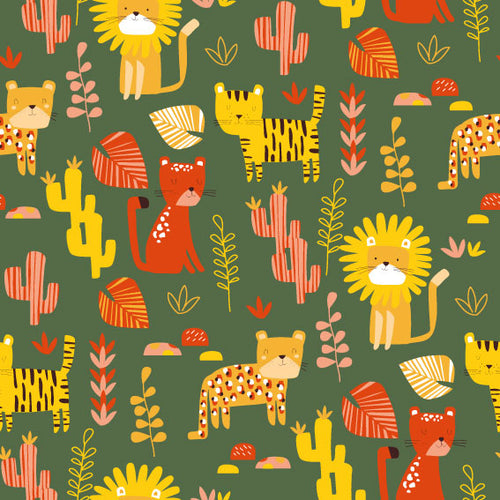 papel regalo infantil selva