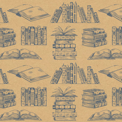 papel regalo kraft libros