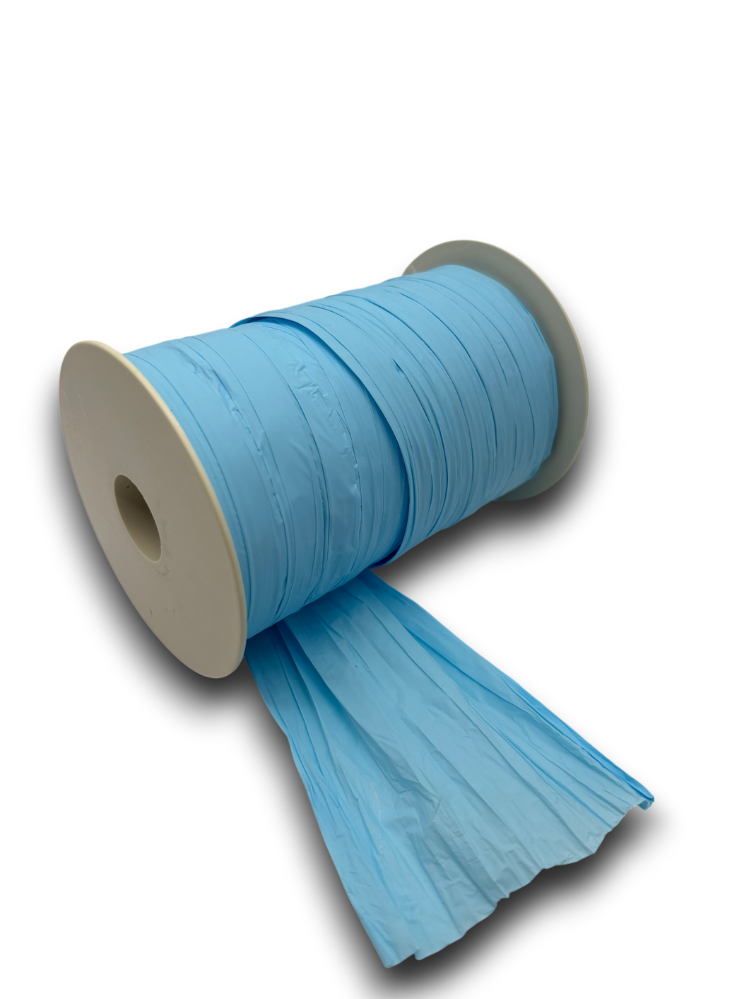 Cinta plástica ancha azul claro