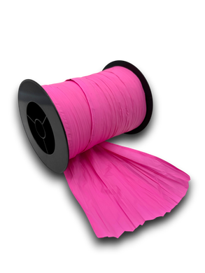 cinta plástica ancha rosa