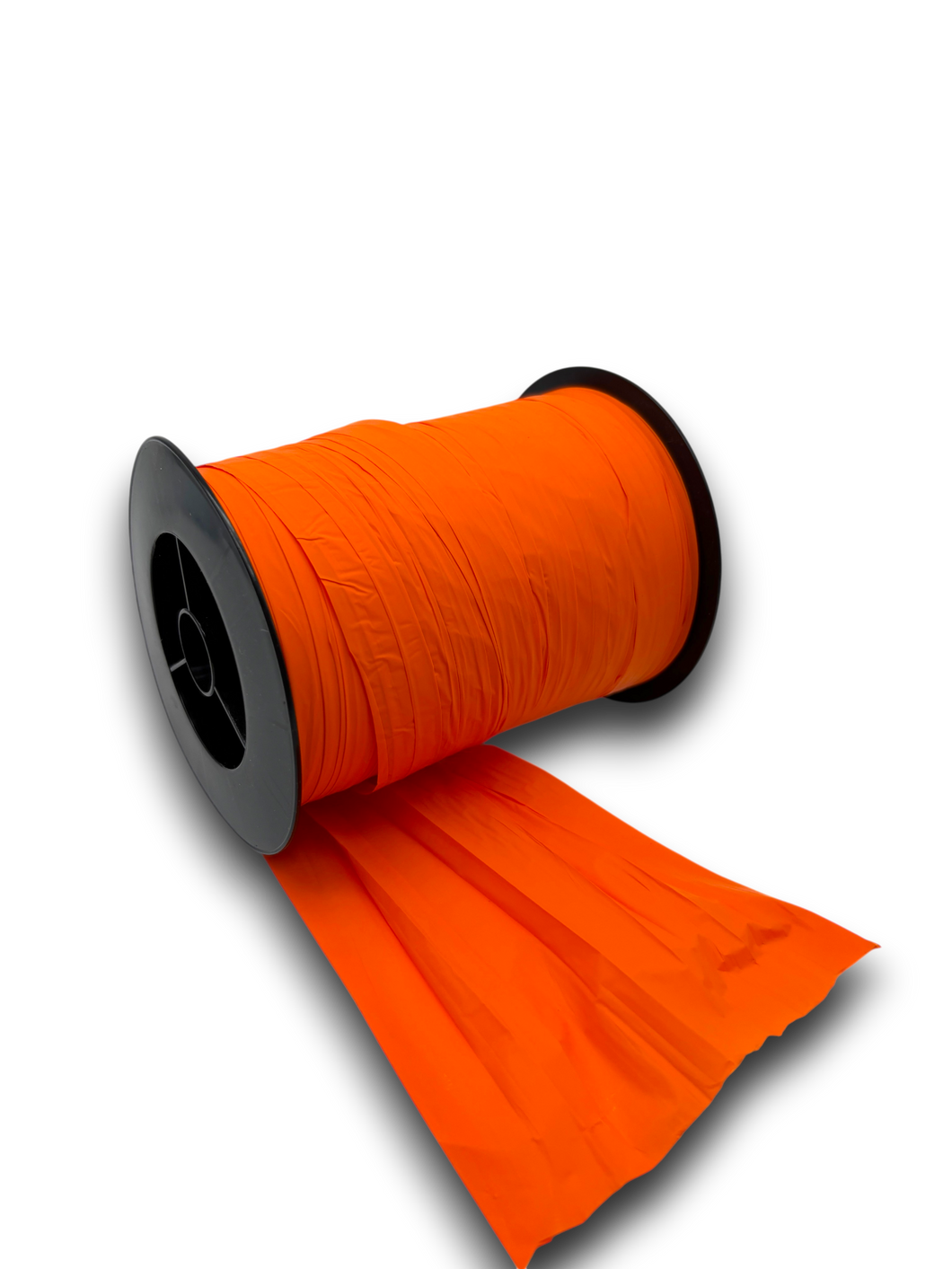 Cinta plástica ancha naranja