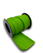 Cinta plástica ancha verde
