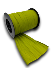 Cinta plástica ancha verde oliva