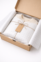 Papel seda cuadros blanco