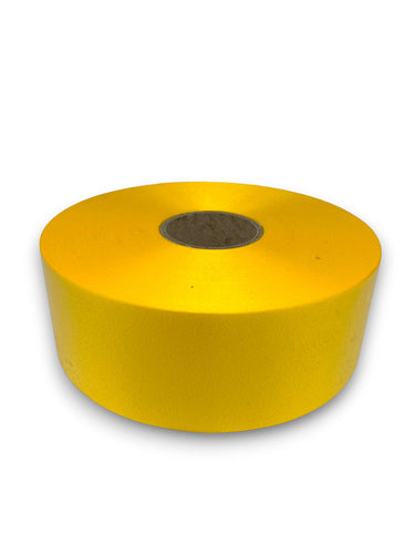 Cinta polipropileno lisa ancha amarillo