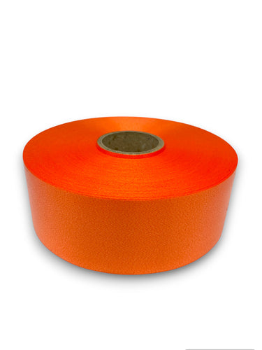Cinta polipropileno lisa ancha naranja