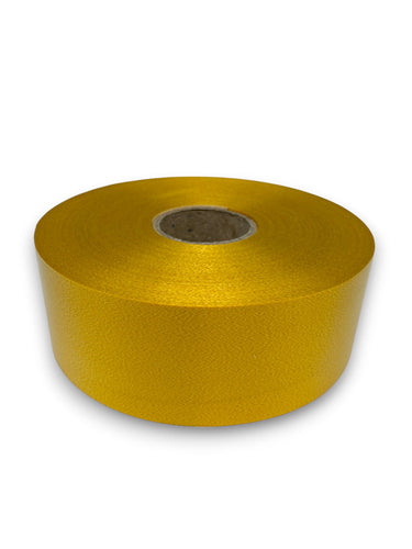 Cinta polipropileno lisa ancha oro