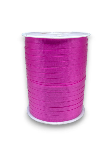 cinta polipropileno gofrada estrecha fucsia