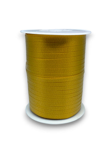 cinta polipropileno gofrada estrecha oro