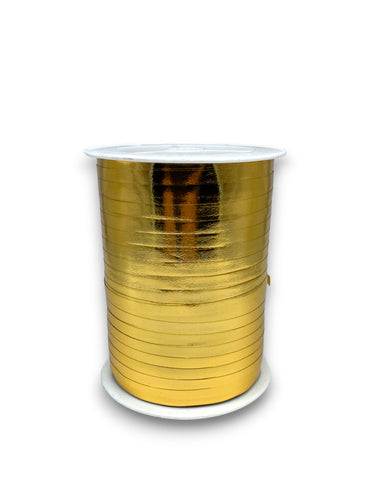 cinta polipropileno gofrada brillo oro