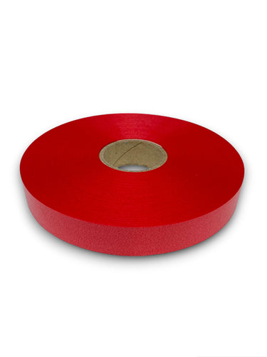cinta polipropileno lisa estrecha rojo
