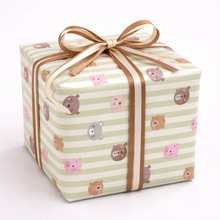 Papel de regalo infantil ositos beige
