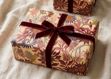 Papel de regalo flor otoño