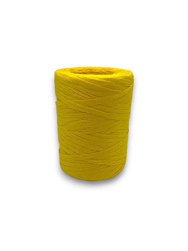 Cinta rafia papel amarillo